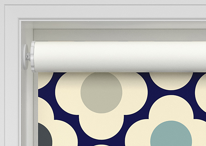 Orla Kiely Spot Flower, Blue Multi - Twist&Fit Roller Blind - Image 9